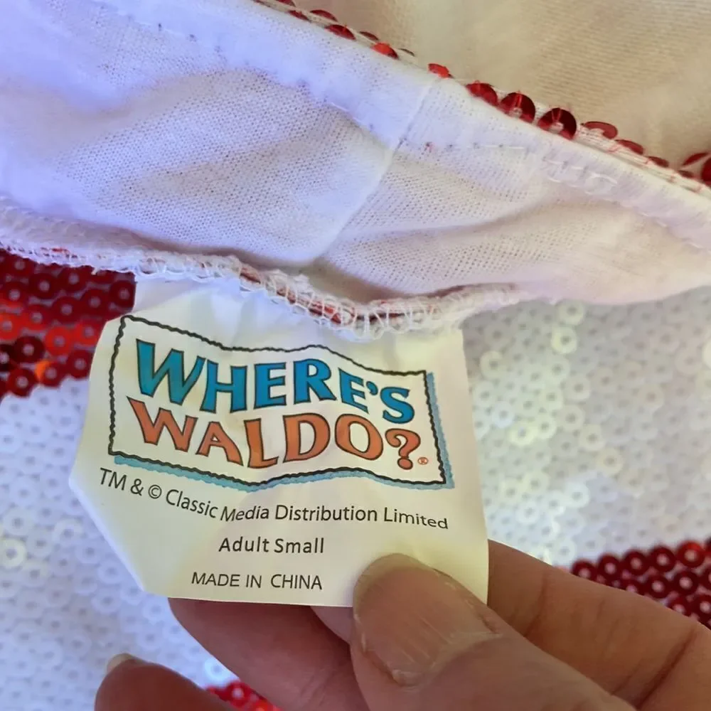 EUC Spirits Wenda Where’s Waldo ? Adult Size S - Picture 8 of 8